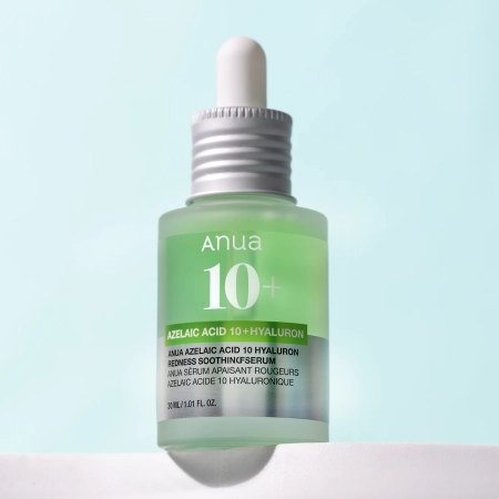 Anua - Azelaic Acid 10 Hyaluron Redness Soothing Serum - Serums ar Azelainskābi un Hialuronskābi - 30ml