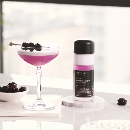 Mary&May - Vegan Blackberry Complex Cream Essence - Daudzfunkcionāla krēmveida esence - 140ml