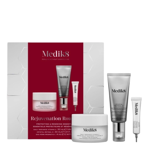 Medik8 - Rejuvenation Routine Kit - Aizsargājošs-Atjaunojošs Dāvanu Komplekts - 50ml+30ml+4ml