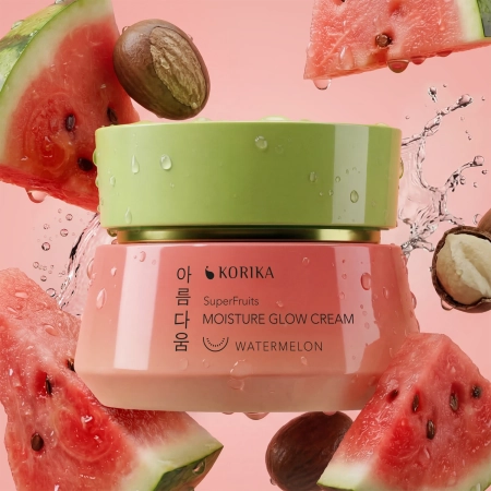 KORIKA - Superfruits Moisture Glow Cream - Mitrinošs un Izgaismojošs Sejas Krēms - 50ml