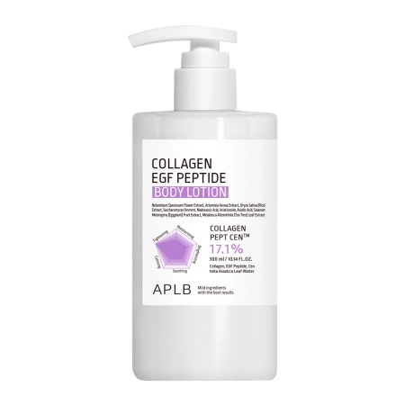 APLB - Collagen EGF Peptide Body Lotion - Mitrinošs un Nostiprinošs Ķermeņa Losjons - 300ml