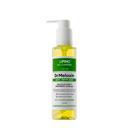 Dr.Melaxin - Lipino Gel Cleanser - Attīroša Sejas Želeja - 150ml