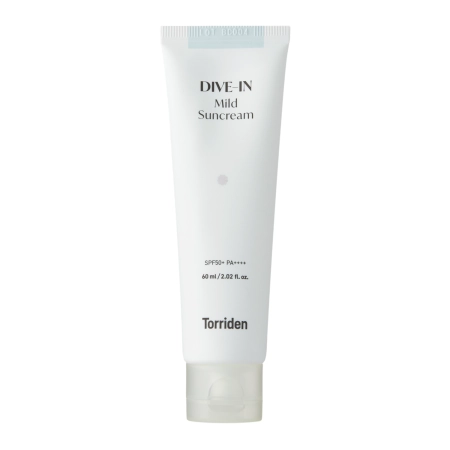 Torriden - Dive-In - Mild Sunscreen SPF50+ PA++++ - Mitrinošs Saules Aizsargkrēms - 60ml