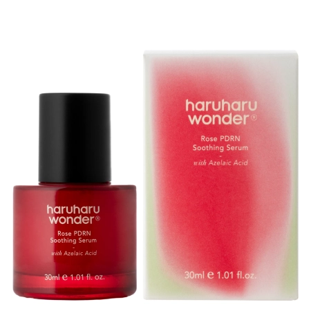 Haruharu Wonder - Rose PDRN Soothing Serum - Nomierinošs Serums ar PDRN un Azelainskābi - 30ml
