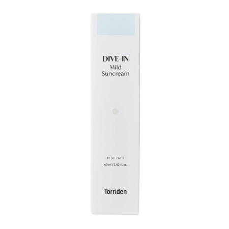 Torriden - Dive-In - Mild Sunscreen SPF50+ PA++++ - Mitrinošs Saules Aizsargkrēms - 60ml
