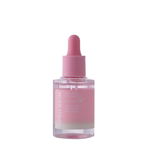 Aprilskin - Pink Aloe Mucin Serum - Nomierinošs Sejas Serums ar Alveju - 30ml