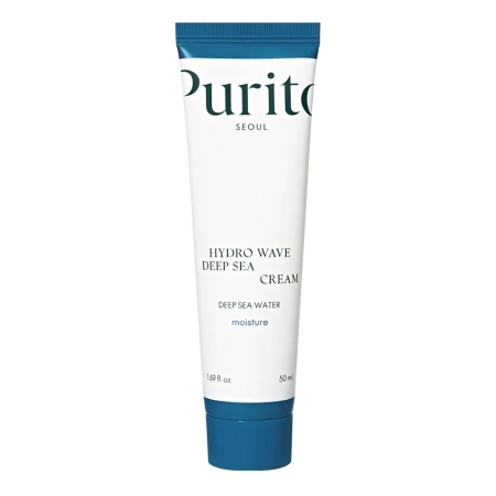 Purito Seoul - Hydro Wave Deep Sea Cream - Dziļi Mitrinošs Krēms uz Jūras Ūdens Bāzes - 50ml