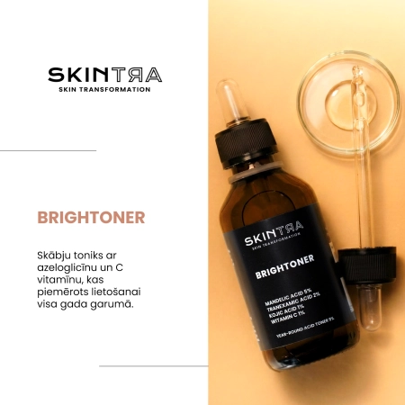 SkinTra - Brightoner - Visa Gada Skābju Toniks 9% - 100ml