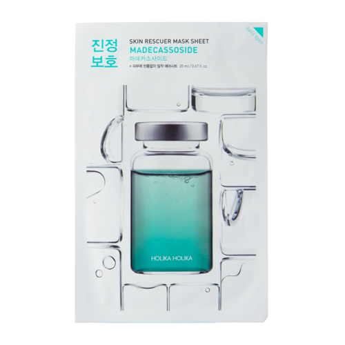 Holika Holika - Skin Rescuer Mask Sheet - Madecassoside - Nomierinoša Auduma Maska Sejai - 20ml