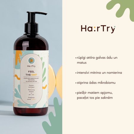 HairTry - Feel The NMF - Mitrinošs Šampūns - 500ml