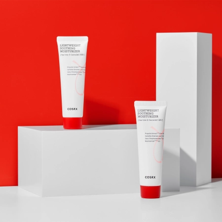 COSRX - AC Collection Lightweight Soothing Moisturizer - Viegls mitrinošs krēms pret pinnēm - 80ml