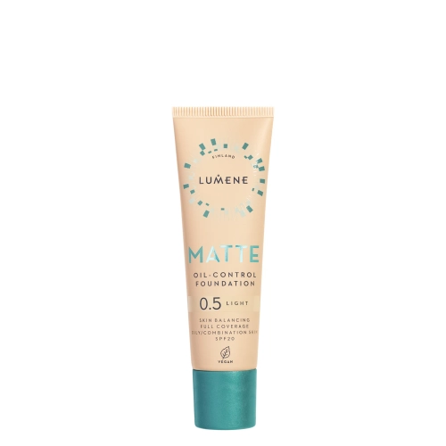 Lumene - Matte Oil Control Foundation SPF 20 - Matējošs Tonālais Krēms - 0,5 Light - 30ml