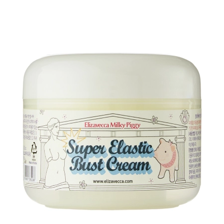 Elizavecca - Milky Piggy Super Elastic Bust Cream - Nostiprinošs Krēms Krūšu Ādai - 100g