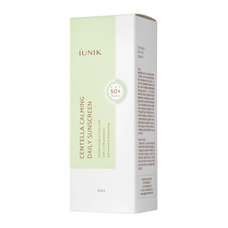 iUNIK - Centella Calming Daily Sunscreen SPF 50+ PA++++ - Saules Aizsargkrēms ar Filtru - 60ml