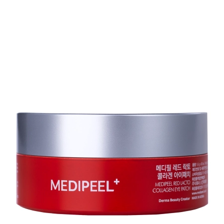 Medi-Peel - Red Lacto Collagen Eye Patch - Hidrogēla Patči Ādai Zem Acīm ar Kolagēnu un Probiotiku - 60gab.