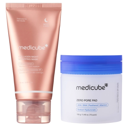 Medicube - Komplekts Smoothing Night Duo - 155 ml + 75 ml