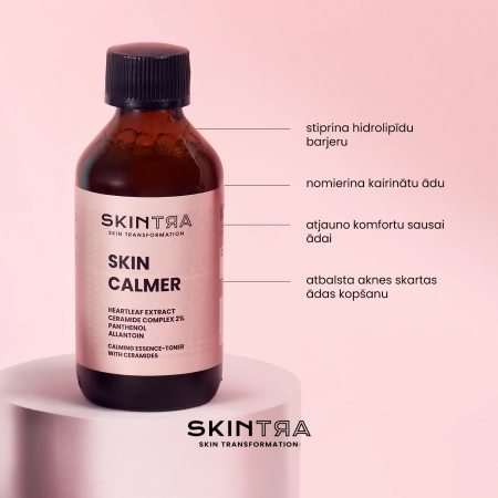 SkinTra - Skin Calmer - Nomierinoša Esence - Toniks ar Keramīdiem - 100ml