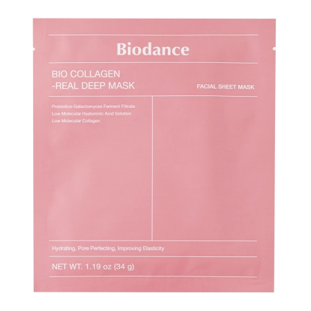 Biodance - Bio-Collagen Real Deep Mask Set - Nostiprinošu Kolagēna Sejas Masku Komplekts - 4gab./34g