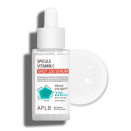 APLB - Spicule Vitamin C Shot 220 Serum - Mikroadatu Serums ar C Vitamīnu - 40ml