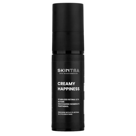 SkinTra - Creamy Happiness - Emulsija ar 0,1% Retinālu Ciklodekstrīnos - 30ml