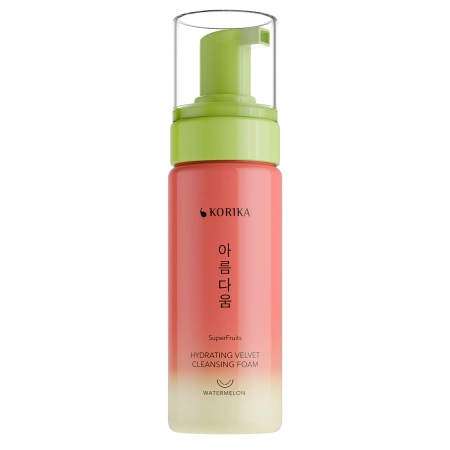 KORIKA - SuperFruits Hydrating Velvet Cleansing Foam - Mitrinošas Putas Sejas Mazgāšanai - 150ml