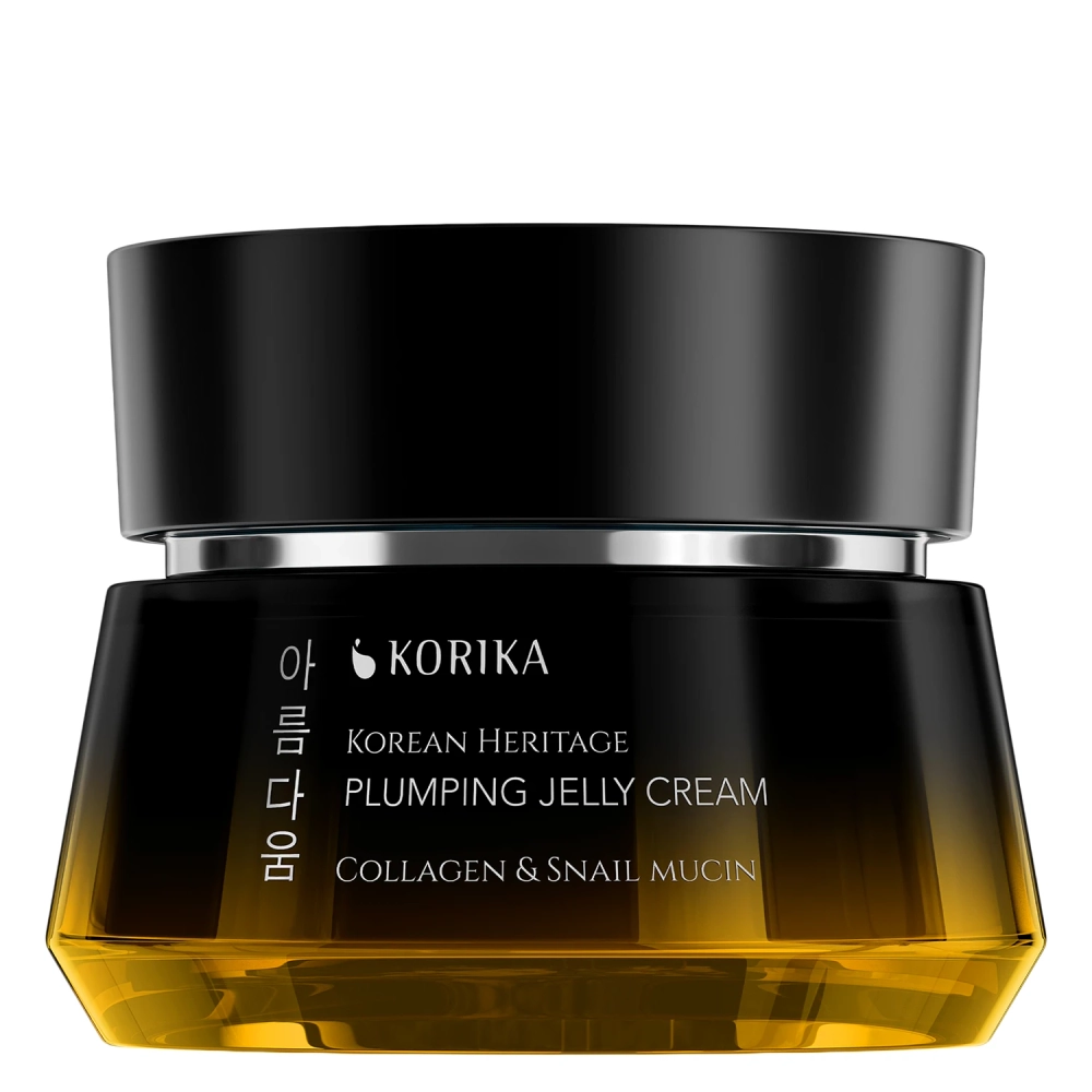 KORIKA - Korean Heritage Collagen & Snail Mucin Plumping Jelly Cream - Nostiprinošs Krēms-Želeja ar Kolagēnu un Gliemežu Mucīnu - 50ml
