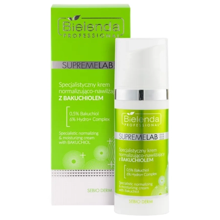 Bielenda Professional - Supremelab - Sebio Derm - Normalizējošs un Mitrinošs Krēms ar Bakučiolu - 50ml