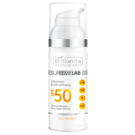 Bielenda Professional - Supremelab - Sun Protect - Sun Protective Face Cream SPF50 - Satīna Aizsargkrēms - 50ml