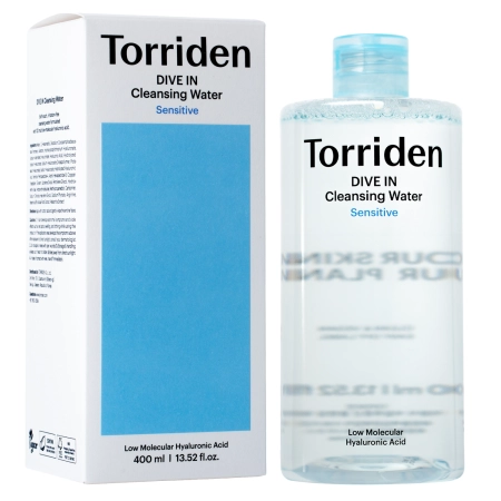 Torriden - Dive In - Low Molecular Hyaluronic Acid Cleansing Water - Mitrinošais Micelārais Ūdens - 400ml