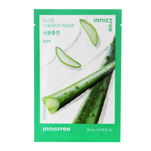 Innisfree - Squeeze Energy Mask - Aloe - Refreshing - Atsvaidzinoša Auduma Maska - 22ml