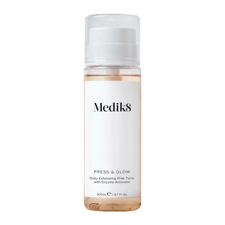 Medik8 - Press&Glow - Toniks ar PHA Skābi un Nolobošu Enzīmu Aktivatoru - 200ml