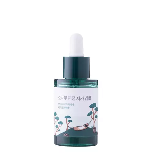 Round Lab - Pine Calming Cica Ampoule - Ampula Pēcizsitumu Pigmentācijas Mazināšanai - 30ml