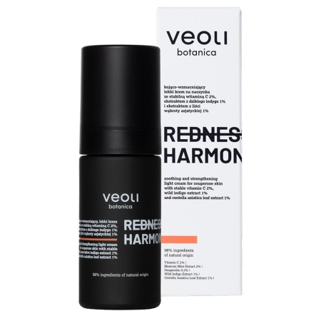 Veoli Botanica - Redness Harmony - Nomierinošs un Stiprinošs Krēms Paplašinātiem Kapilāriem - 30ml