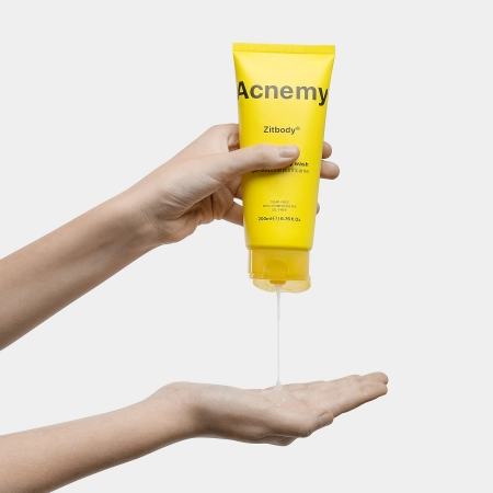 Acnemy - Zitbody - Attīroša Ķermeņa Mazgāšanas Želeja ar AHA un BHA Skābēm - 200ml
