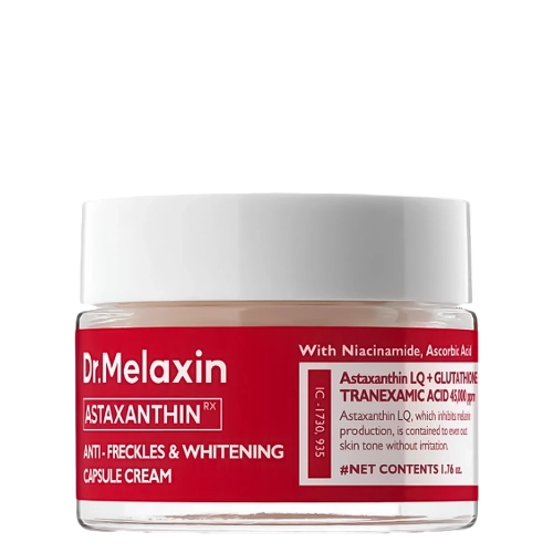 Dr.Melaxin - Astaxanthin Anti-Freckles And Whitening Capsule Cream - Izgaismojošs un Atjaunojošs Krēms ar Astaksantīnu - 50g