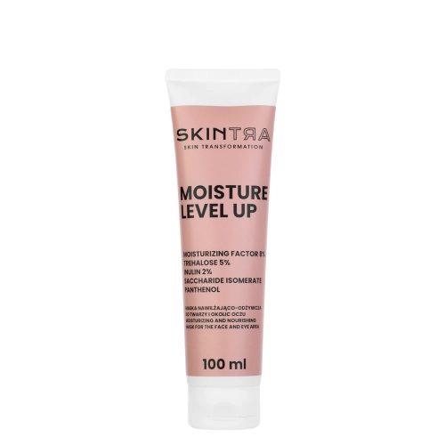 SkinTra - Moisture Level Up - Mitrinoša un Barojoša Maska Sejai un Acu Zonai - 100 ml