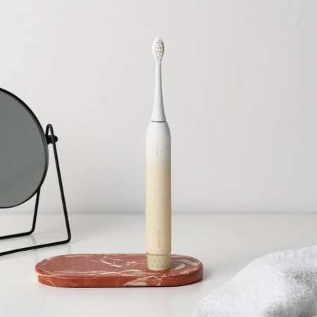 Be Lucent - Prism Sonic Electric Toothbrush - Elektriskā Zobu Birste - Vanilla Cream - 1gab