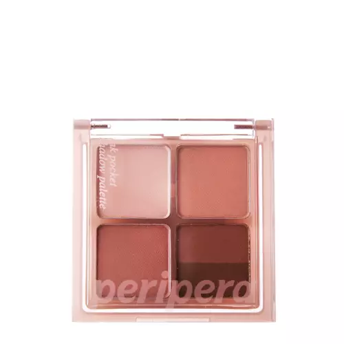 Peripera - Ink Pocket Shadow Palette - Acu Ēnu Palete - 004 You Know What Mute Is - 4x1,6g