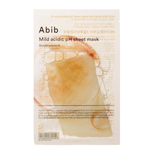 Abib - Mild Acidic Ph Sheet Mask Glutathiosome Fit - Mitrinoši-Izgaismojoša Auduma Maska - 30ml
