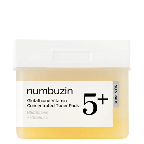 Numbuzin - No.5 Vitamin - Niacinamide Concentrated Pad - Sejas Spilventiņi ar Niacinamīdu - 180ml/70gab.