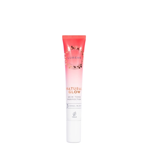 Lumene - Natural Glow Skin Tone Perfector - Krēmveida Vaigu Sārtums - 3 Coral Blush - 20ml