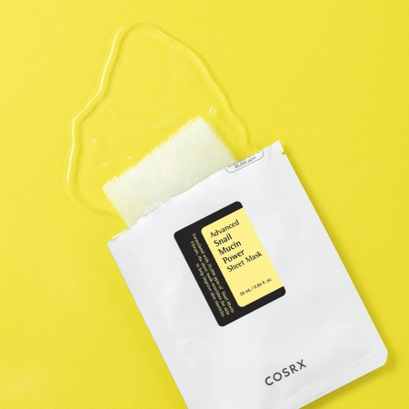 COSRX - Advanced Snail Mucin Power Essence Sheet Mask - Auduma Maska ar Gliemežu Mucīnu - 25ml