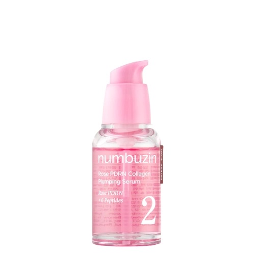 Numbuzin - No.2 Rose PDRN Collagen Plumping Serums - Serums Ādas Līdzenumam Un Nostiprināšanai - 30ml