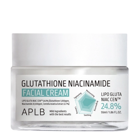 APLB - Glutathione Niacinamide Facial Cream - Izgaismojošs Sejas Krēms - 55ml