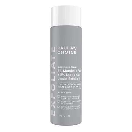 Paula's Choice - 6% Mandelic Acid + 2% Lactic Acid Liquid Exfoliant - Eksfoliējošs Līdzeklis Sejai - 88ml
