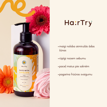 HairTry - Date With Exfoliate - Enzīmu Šampūns - 500ml