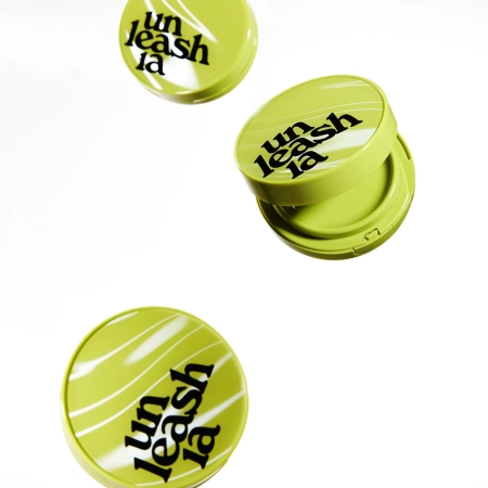 Unleashia - Satin Wear Healthy-Green Cushion - Uzpilde + Sūklītis - Satīna Tonālais Spilventiņā - 21N Eburnean - 15g