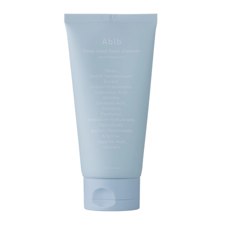 Abib - Deep Clean Foam Cleanser - Sedum Hyaluron Foam - Attīrošās Putas Sejai - 150ml