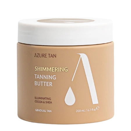Azure Tan - Shimmering Tanning Butter - Pakāpeniska Pašiedeguma Izgaismojošs Sviests Ķermenim - 200ml