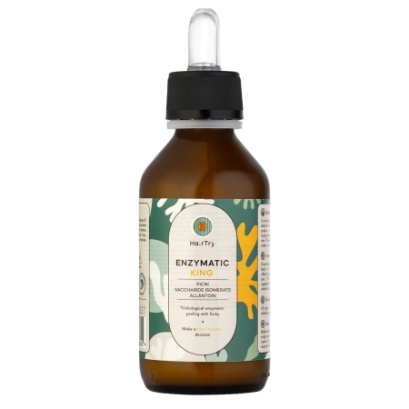HairTry - Enzymatic King - Enzīmu Triholoģiskais Pīlings ar Ficīnu - 100ml